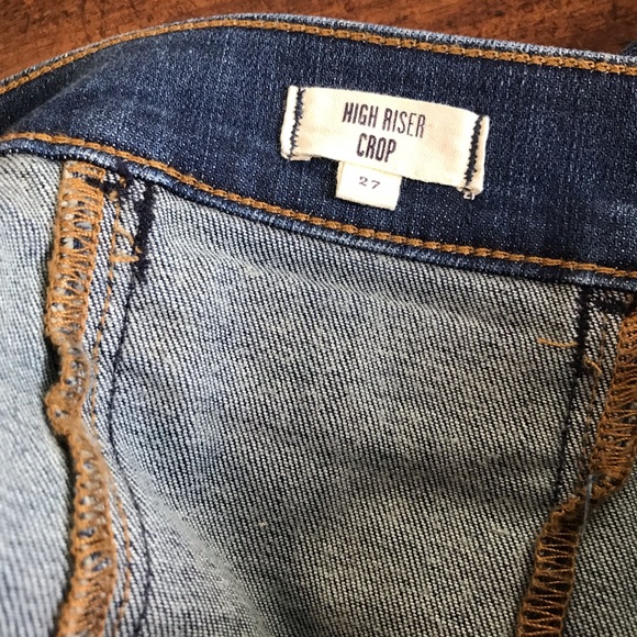 Madewell High Riser Crop Jeans - Picture 5 of 10